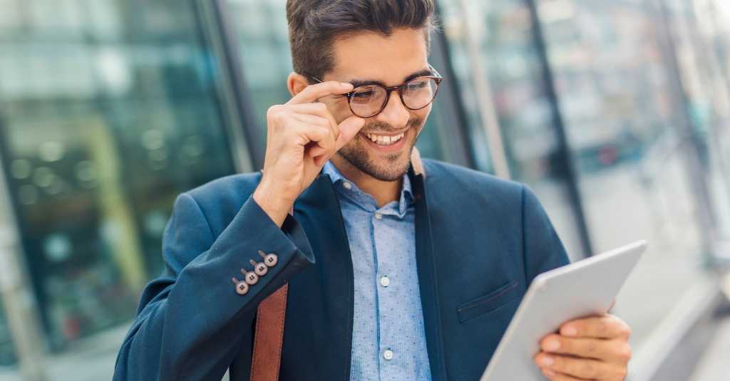 marketing manager smiling