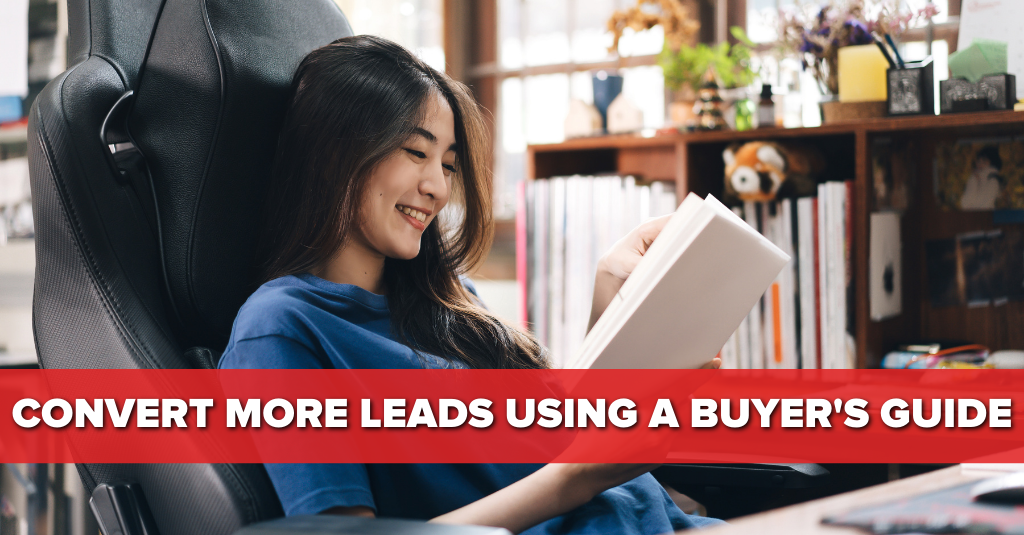 how to convert leads using buyer's guide