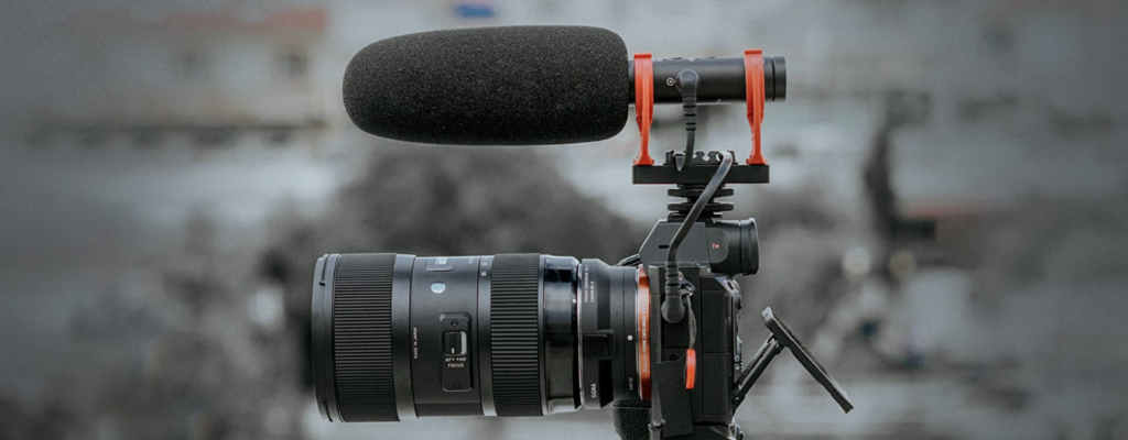 picture of a shotgun microphone