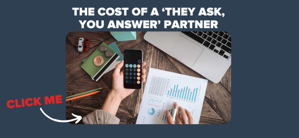 the cost of a they ask you answer partner