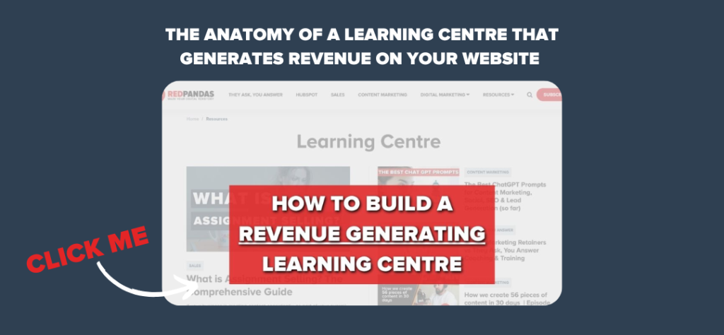 The Anatomy of a Learning Centre that Generates Revenue on Your Website