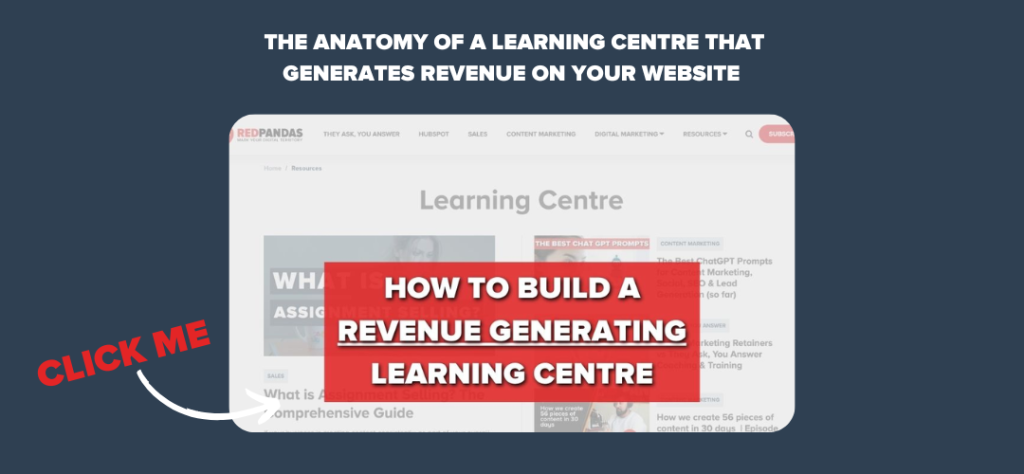 The Anatomy of a Learning Centre that Generates Revenue on Your Website